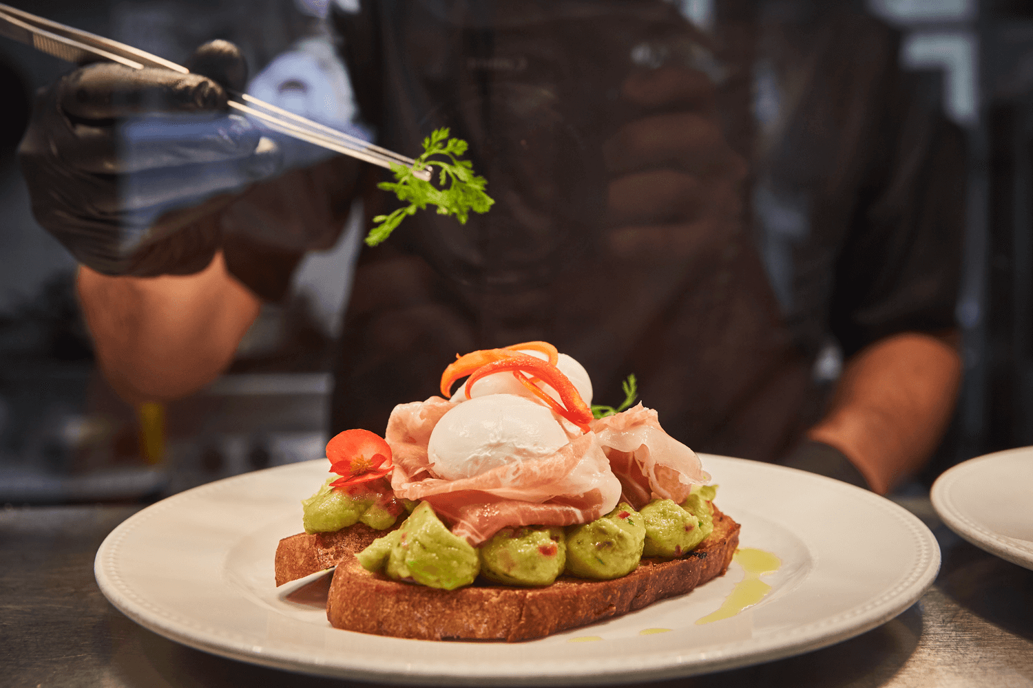 Chef plating at Cirkusz