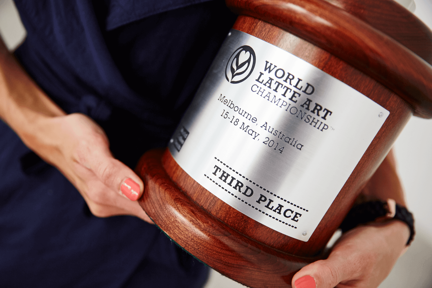 World Latte Art Championship — Third Place Trophy